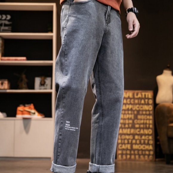 Men's Jeans Loose Straight Leg for Spring 2021 - Picture 2 of 3